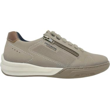 Imagem de Sapatênis Masculino Casual Dia a Dia Passeio Trabalho em Couro Calce Fácil Conforto Pegada 111002-Masculino