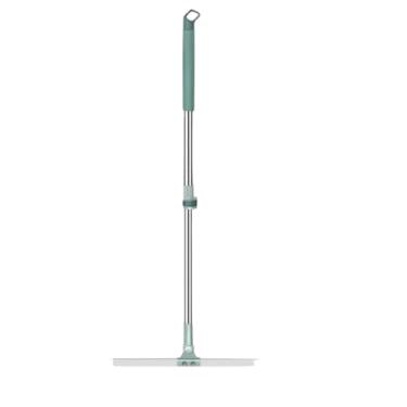 Imagem de Rodo Limpador de Silicone Multifuncional com Cabo Articulado 180°, Plástico e Aço Inox, 80cm de Cabo, 50cm de Base, para Vidros, Banheiro e Box