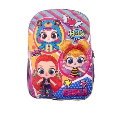 Imagem de Mochila De Costas Infantil Escolar Feminina Girls Surprese-Feminino