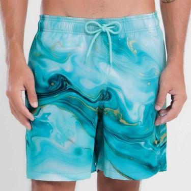 Imagem de Shorts elastano estampado marble - MASH