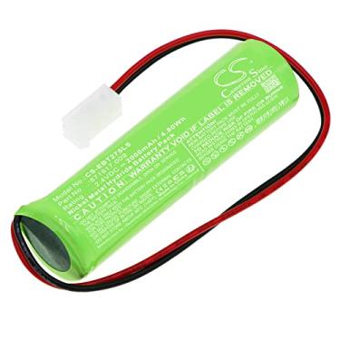 Imagem de Bateria de substituição de iluminação de emergência de 2000 mAh, compatível com D-SC1800BTx2-MOLEX/5239, KRMT 23/43, Swiss 275 602