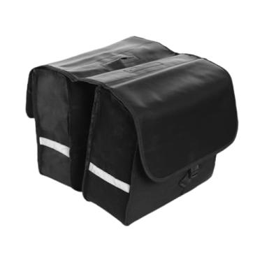 Imagem de rockible Alforje impermeável para bicicleta, bolsa de selim multifuncional com suporte para celular, bolsa de bagagem para bicicleta para viagens.