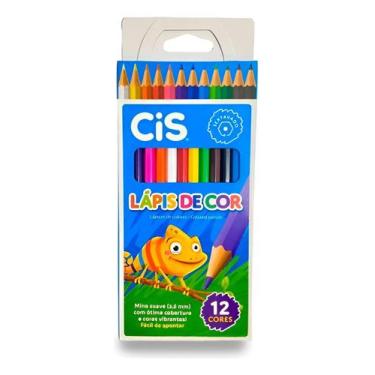 Imagem de Lápis De Cor 12 Cores Plastic Cis - SERTIC, MODELO 1