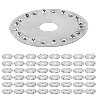 Imagem de Kaasst 50 peças de terminais de aterramento de painel solar, clipe de aterramento solar para telhados fotovoltaicos, galpão fotovoltaico de aço inoxidável
