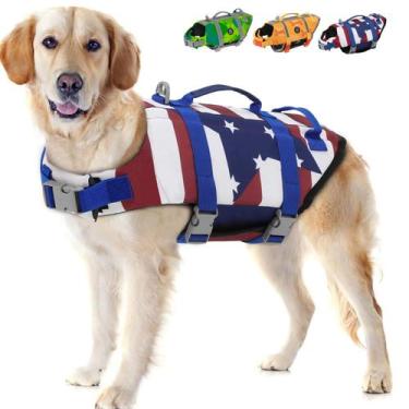 Imagem de Colete salva-vidas para cães EMUST Dog Life Vests Swimming L