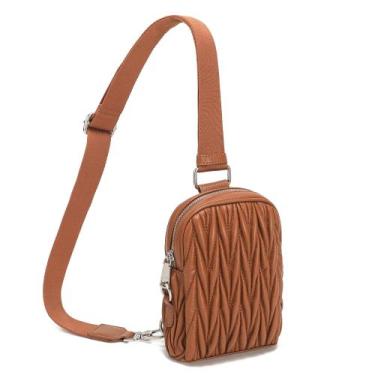 Imagem de Bolsa tiracolo INICAT Travel Small Sling Bag de couro marrom