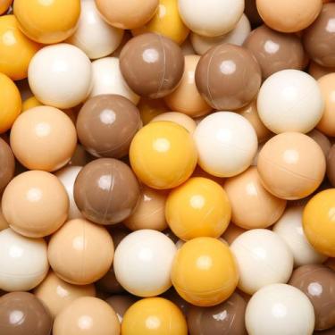 Imagem de Ball Pit Balls GOGOSO Brown para crianças pequenas Plástico, marrom cr
