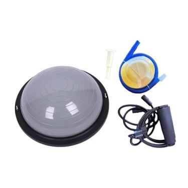 Imagem de Aymzbd Bola de Equilíbrio, Equipamento de Exercício, Treino de Core, Base Antiderrapante, Treinamento de Equilíbrio, Bola de Exercício para Fitness, Academia, Cinza