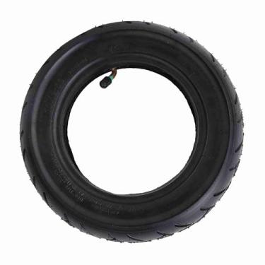 Imagem de Conjunto de Tubo Interno de Pneu Externo de 10 Polegadas, Pneu Inflável Leve e Resistente para Scooter Elétrica Preto