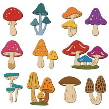 Imagem de DELORIGIN Sobreposição de cogumelos para fazer cartões, corte, matrizes de metal, estêncil, scrapbook, estampagem, molde para artesanato, faça você mesmo, cartões comemorativos, presente álbum