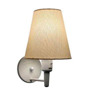 Imagem de Plafon Quadrado Vivare Md-3001 Cúpula Em Tecido 12/35x35cm - Bivolt Branco-algodão-crú 110v/220v