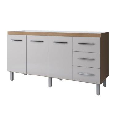 Imagem de Balcão Para Pia Diana 150 Cm Cor:branco