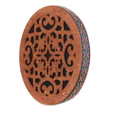 Imagem de summvox Tambor oceânico de 30 cm, tambor de fluxo de água, disco de chuva "água-queda", cura de som, tambor de madeira onomatopeico para acompanhamento de desempenho