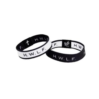 Imagem de Truthful Lips Pulseiras HWLF - He Would Love First - Pulseiras WWJD - Elásticas - 1 pacote ou Save and Collect All - Pulseiras cristãs, frases inspiradoras, Small (6in), elástico, Sem Pedra Preciosa