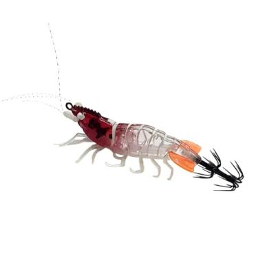 Imagem de Jigs Para Lula De Água Salgada | Iscas De Fluorescentes Que Brilham No Escuro | Artificial De Lula Em Forma De Camarao | Para De Água Doce Em Lagos E Lagoas Para Férias Família De Noite E De