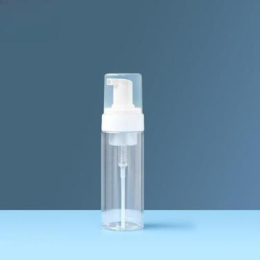 Imagem de Frasco dispensador de espuma, garrafa de espuma portátil para sabonete líquido e produtos de limpeza, Transparente (150 ml)