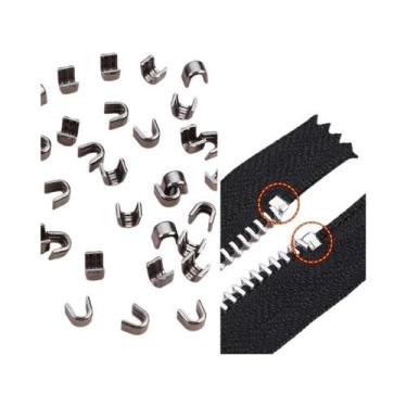 Imagem de Conjunto De Paradas De Zíper De Metal Em Liga De Alumínio Premium 50-2