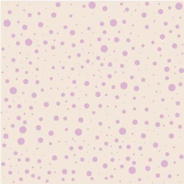 Imagem de Papel De Parede Infantil Bolinhas Lilás