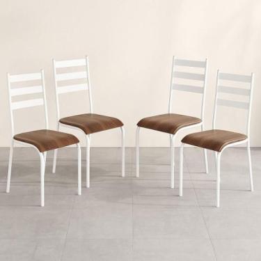 Imagem de Kit 4 Cadeiras de Jantar Varanda Cozinha Sala de Estar Epoxi 541.sli -