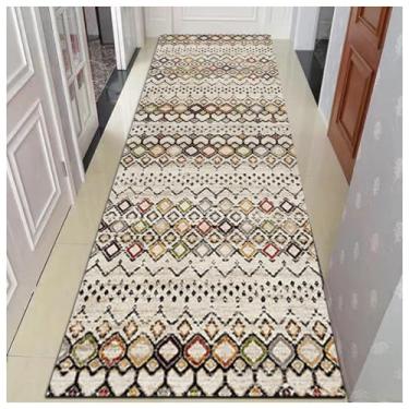 Imagem de SPXMQSS Tapetes de corredor para corredor, tapetes resistentes ao desgaste para corredores, tapetes de cozinha laváveis antiderrapantes para entrada, quarto, lavanderia, sala de estar A 120 x 200 cm
