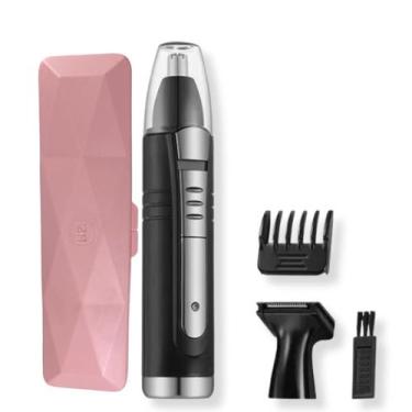 Imagem de KIT Aparador de Pelos Barba Barbeador 2 em 1 Kemei e estojo - Mormino,