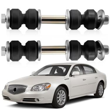 Imagem de 2 peças K8989 Barra oscilante frontal para Cadillac DTS 2006-2011, DeVille 1985-2005, kit de elos de extremidade de barra estabilizadora para Buick Lucerne 2006-2011, 2006-2011 LeSabre 1986-200