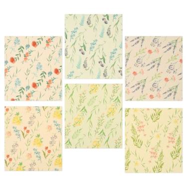 Imagem de ZJRDYYK Pacote com 6 panos de prato suecos, panos de prato suecos reutilizáveis de 19 x 17 cm para cozinha, toalha de papel reutilizável lavável para cozinha bar lavagem à mão (estilo 3)