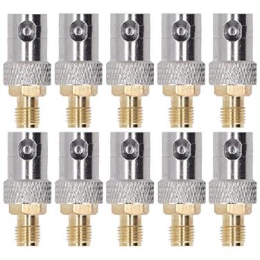 Imagem de Adaptador de cabo coaxial RF SMA fêmea para BNC conjunto de conector fêmea Kit de 10 unidades Transmissão de sinal de alto desempenho para sistemas de antena GPS WiFi Material OFC