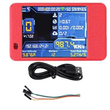 Imagem de Dpofirs Placa de Desenvolvimento de Tela Sensível Ao Toque de 2,8 Polegadas, Módulo Dual Core Bluetooth WiFi, Display Inteligente 240x320, Plug and Play (Vermelha)