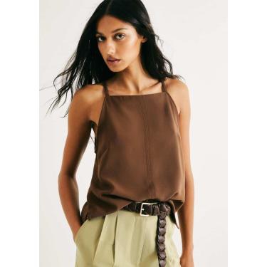 Imagem de Regata Feminina Halterneck Em Peach Touch-Feminino