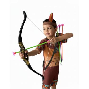 Imagem de Fantasia Roupa Infantil Índio Com Pena De E.v.a Envio Já ! - SGB MODAS