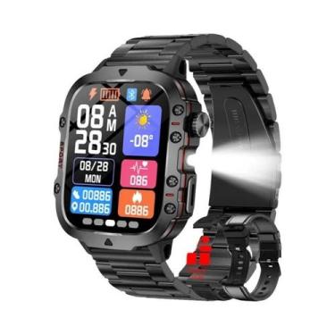 Imagem de Relógio Inteligente Masculino À Prova D'Água Para Atividades Ao Ar Liv