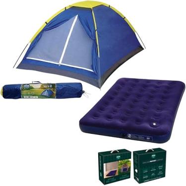Imagem de Kit Barraca de Camping Mor 4 pessoas + Colchão de Casal inflável Com bomba visite nossa loja Leo Top Store
