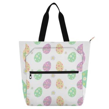 Imagem de GAIGEO Bolsa feminina de trabalho, lona, faculdade, escola, bolsa de tecido, para amantes de livros