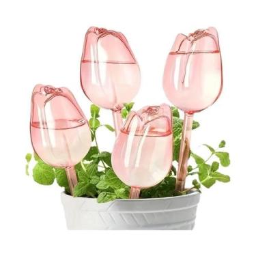 Imagem de Bolas De Rega Automáticas Para Plantas Tulipa Rosa, Gotejadores Para U
