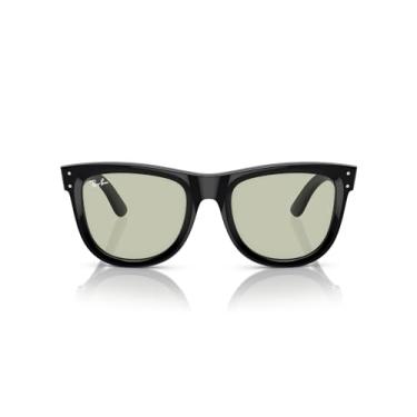 Imagem de Óculos de Sol Ray-Ban Wayfarer Reverse 0RBR0502S 6677/2 Tam 53 / Preto - Lentes Verde