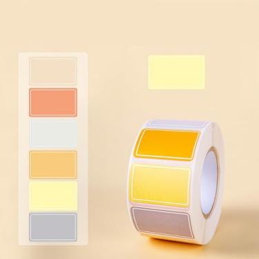 Imagem de Etiquetas removíveis para escrever - adesivos autoadesivos de organização para recipientes de alimentos, etiquetas impermeáveis seguras para congelador para frascos, armazenamento de despensa e