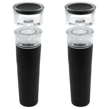 Imagem de FINBe Rolha de garrafa de vinho a vácuo, tampão de garrafa de bomba de sucção a vácuo, bomba de preservação de vinho pode ser reutilizada, adequada para preservação de vinho tinto/branco, prolongando