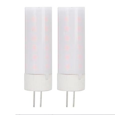 Imagem de Lâmpada led com efeito de chama, chama tremeluzente realista, base g4, luz quente e segura para economia de energia, para decorações de férias, ambientes internos e externos, 2