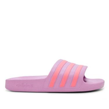 Imagem de Chinelo Adidas Aqua Feminino, Roxo, 42/43