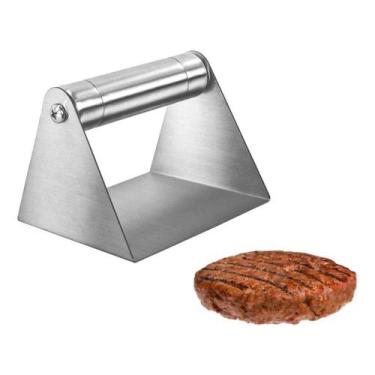 Imagem de Prensador De Hamburguer  Prensa Smash Burguer Inox Profissional - SHOP