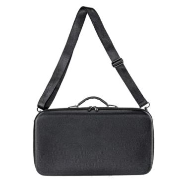 Imagem de KiBcsLic Estojo para impressora de adesivos fotográficos coloridos, bolsa de transporte para impressora com acessório de ombro, organizador prático premium com, Preto