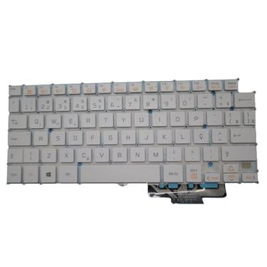 Imagem de Laptop Keyboard For LG 13Z940 13Z935 13Z940-G 13Z940-L 13Z940-M LG13Z94 13ZD940 13ZD940-G 13ZD940-L Brazil BR White No Frame New