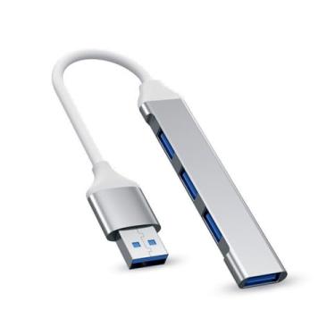 Imagem de Expansor divisor de hub USB 3.0 de 4 portas para laptop, Xbox, pen drive, HDD, console, impressora, câmera, teclado, mouse (não é para carregar)