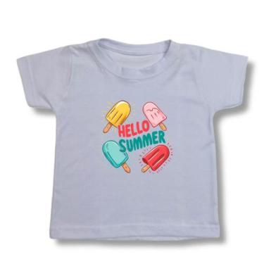 Imagem de Blusa Infantil Feminina Picolé Estampa Summer Verão Moda - CAMARIM MIN