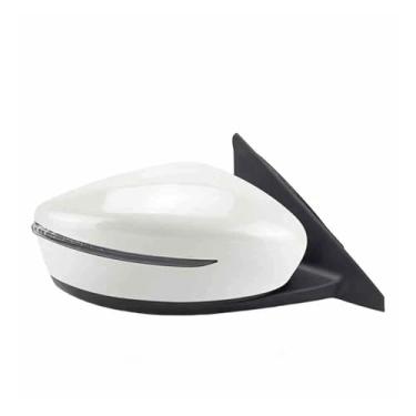 Imagem de Compatível com nissan kicks 2017 2018 2019 acessórios de montagem do espelho retrovisor do carro ajuste elétrico automático sinal de volta(White 7 Pin left)