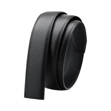 Imagem de Cinto Masculino De Couro Genuíno Em Couro De Vaca Sem Fivela Estilo Co