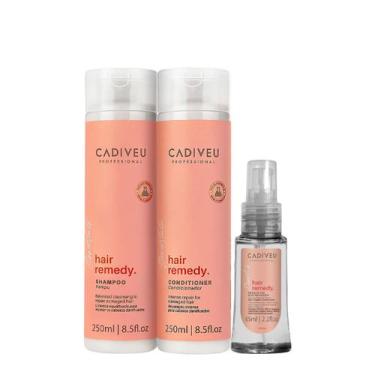 Imagem de Kit Cadiveu Essentials Hair Remedy Shampoo Condicionador Oil (3 produt