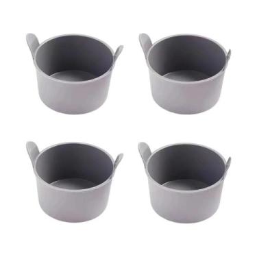 Imagem de Conjunto De 4 Copos De Silicone Para Cozinhar Ovos Em Air Fryer, Molde