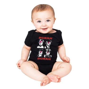 Imagem de Body infantil rock Duran Duran Bowie, estampa exclusiva - LADO B ROCK 